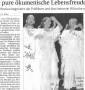 Die pure �kumenische Lebensfreude rei�t mit, Lahrer Zeitung, 4.10.05