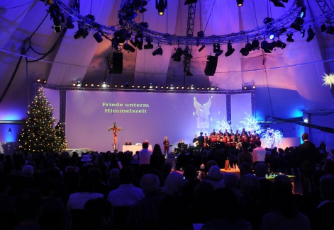Aufzeichnung Christvesper ARD, Europa-Park Rust, Dome, 23.12.2014