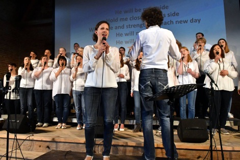 Festtgottesdienst "20 Jahre Golden Harps", Marienhof