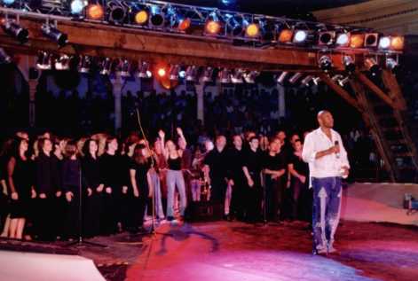 GH-Projektchor und K&uuml;nstler der Stage Holding, Musical-Night, Europa-Park