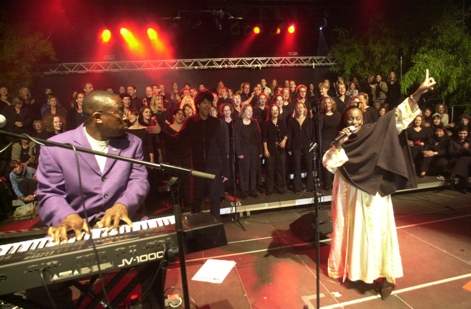 Gospel Night, Landesgartenschau Kehl, 10.07.2004 Gospel Night, Landesgartenschau Kehl, 10.07.2004